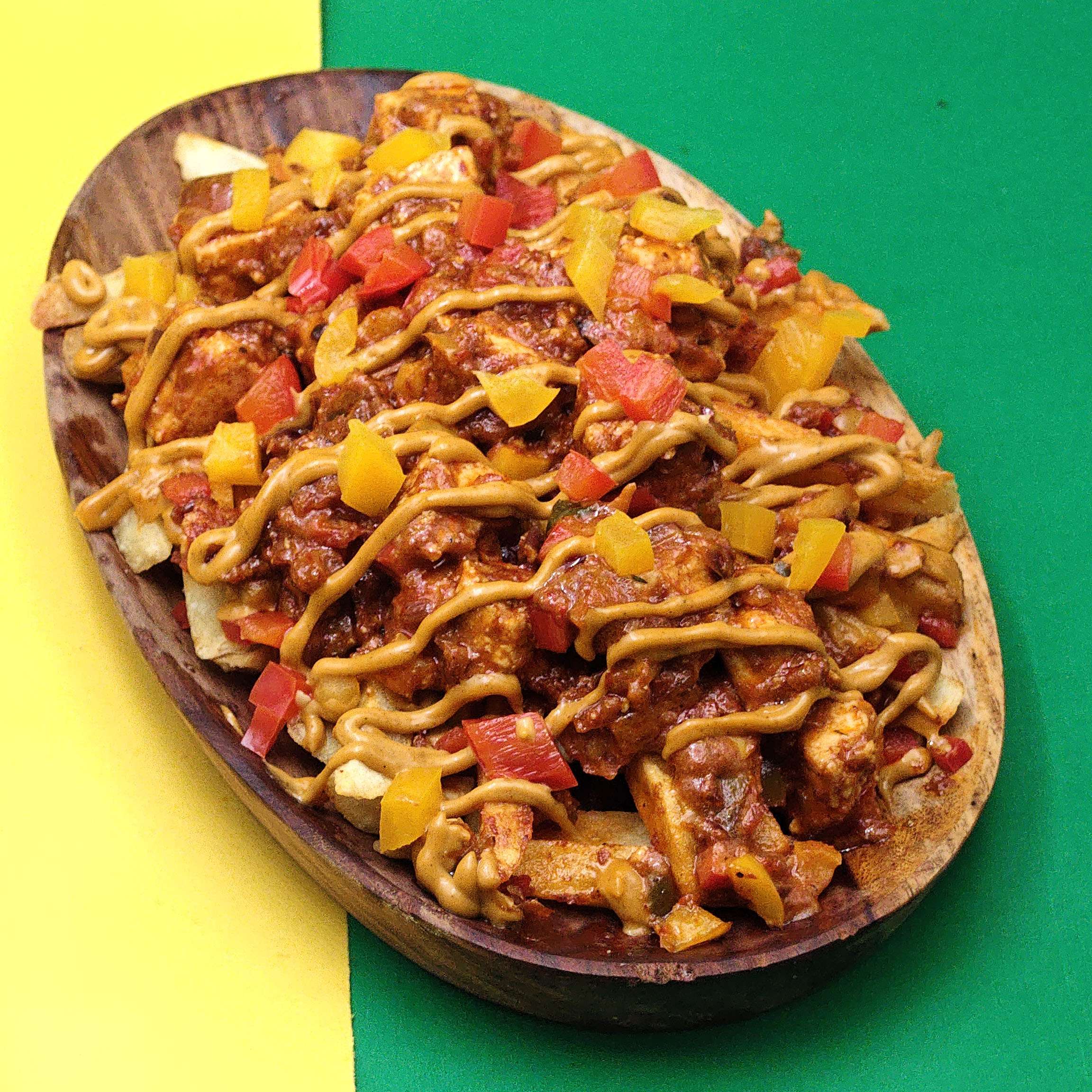 Paneer Schezwan Poutine