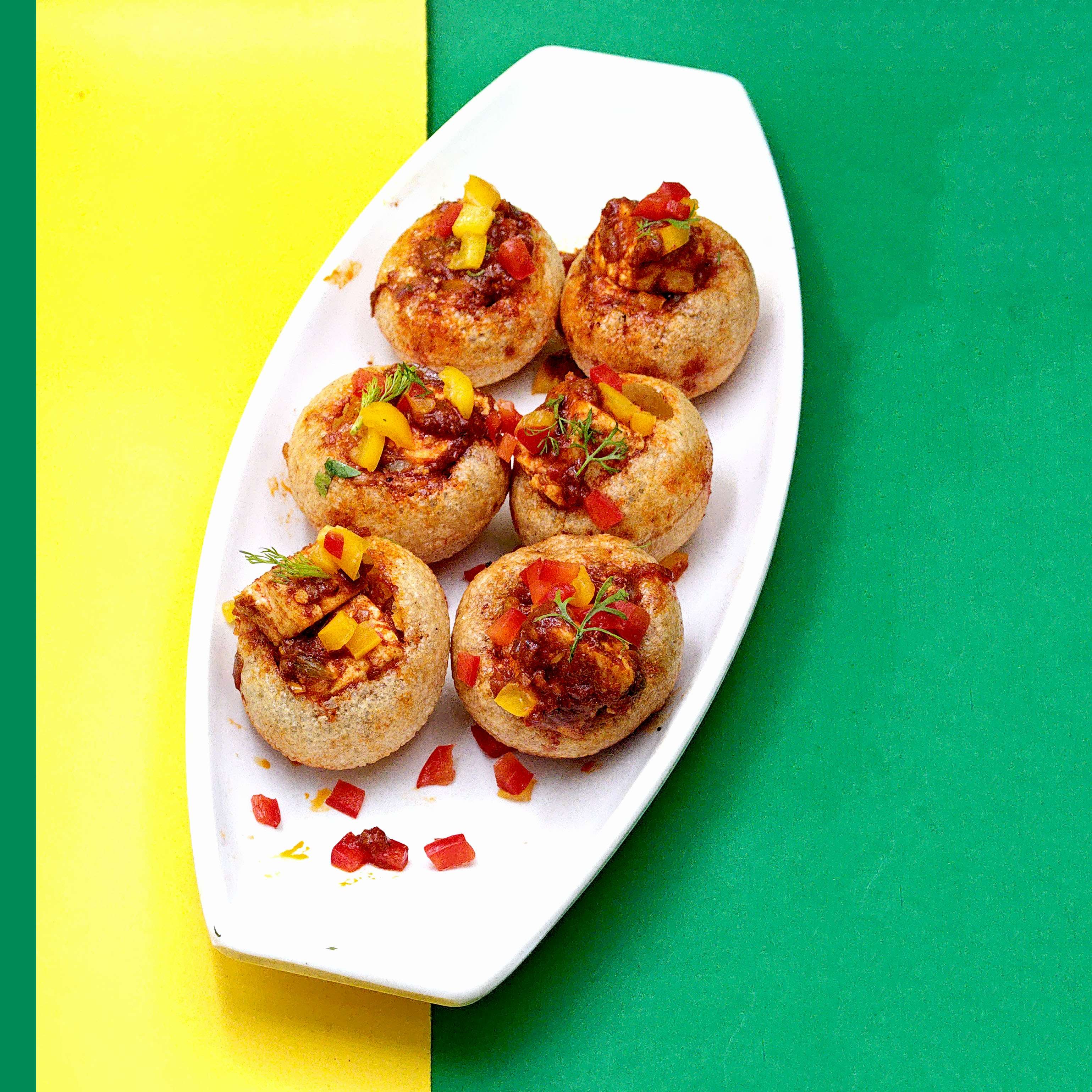 Paneer Schezwan Puchka