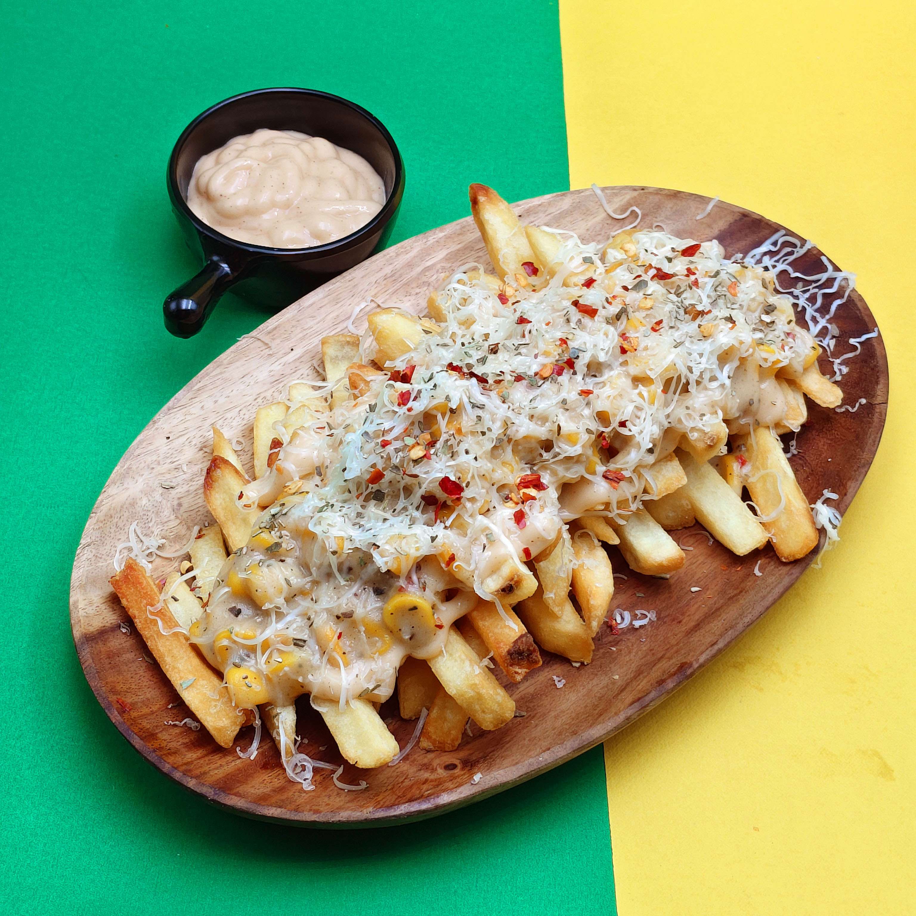 Corn Cheese Poutine