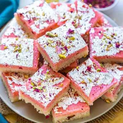 PINK COCONUT BURFI