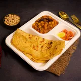 Desi Chole & Flaky Paratha Meal (100% Wholewheat)