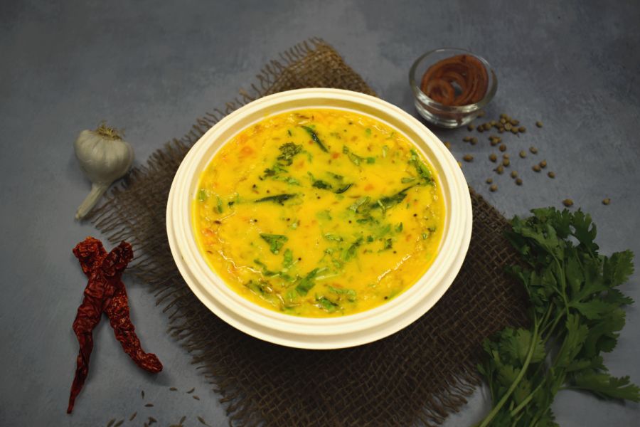 Ghar Jaisa Palak Dal Fry