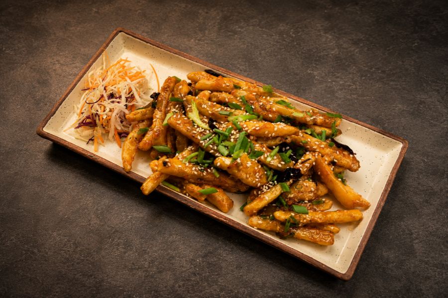 Golden Honey Chilli Potato
