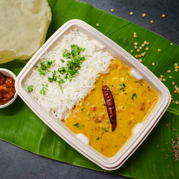 Tangy Tomato Dal Rice Bowl