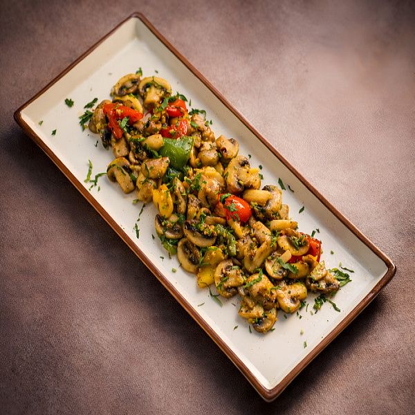 Classic Butter-Garlic Mushroom With Veggies