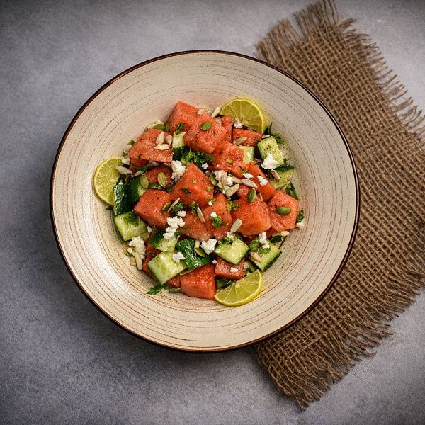 Watermelon Feta Cheese Salad