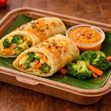 Indo-Italian Creamy Veg Roll
