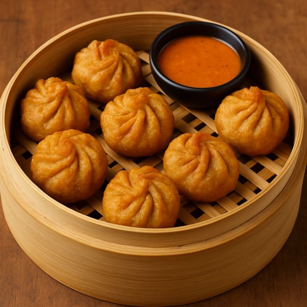 Schezwan Paneer & Corn Momos