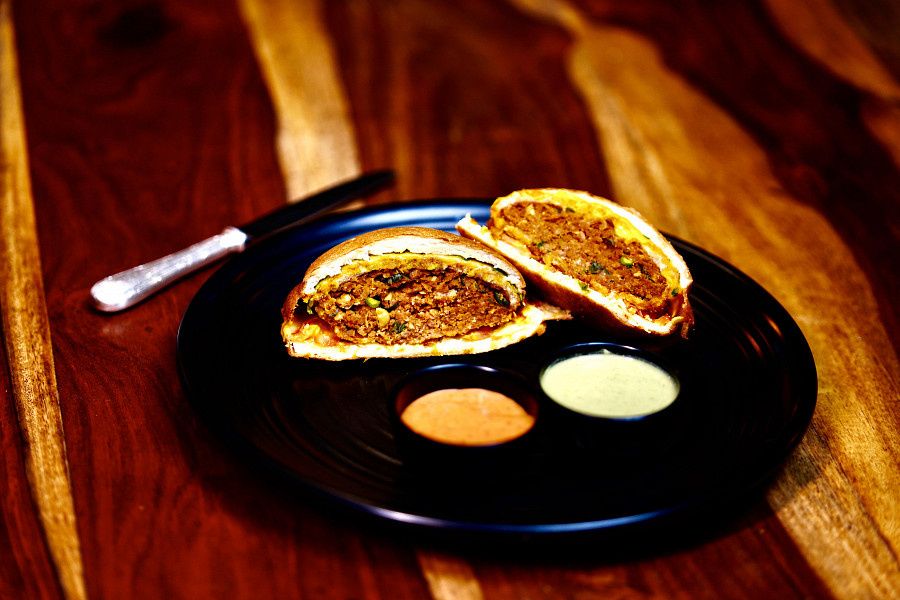 Crunchy Veg UFO Burger