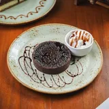 Mini Mud Pies Served with Vanilla Ice Cream