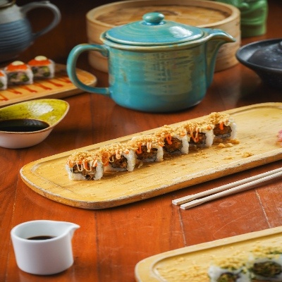 Crunchy Vegetable Tempura Sushi