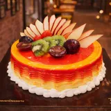 Exquisite Fruit Supreme Cake