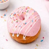Strawberry Jelly Filled Donuts