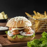 Potato Cheese Blast Burger