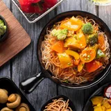Tangy Pan Fried Noodles