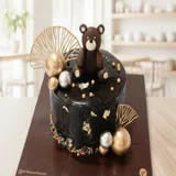 Teddy Bear Designer Chocolate Truffle Cake [1 Kg]