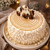 Caramel White Choco Flavour Exotic Cake
