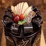 Fruit Chocolate Flavour Exotic Cake