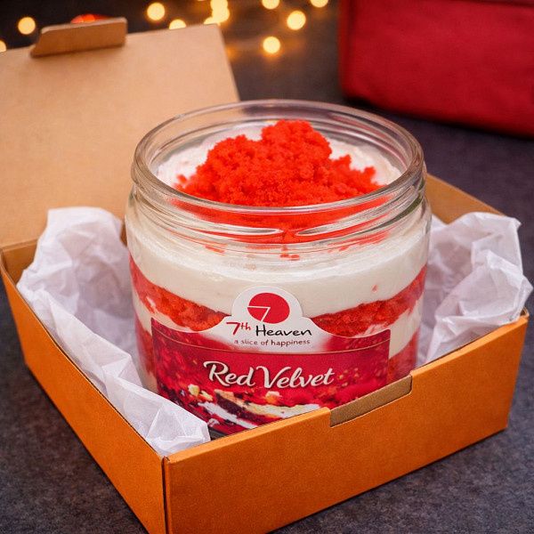Red Velvet Jar Cake [200/350 ML]