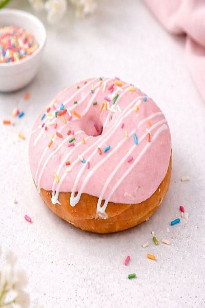Strawberry Jelly Filled Donuts