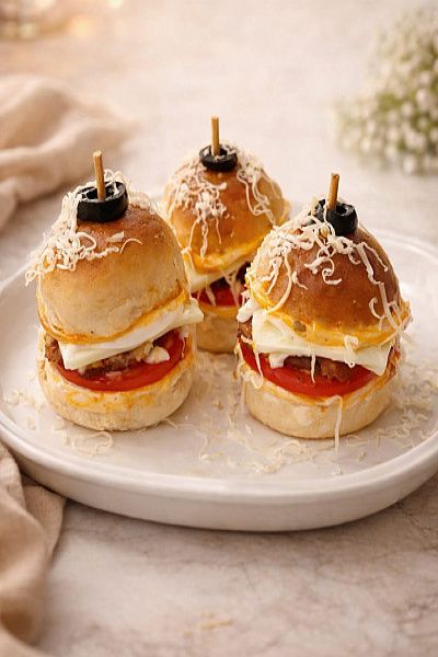 Mini Burger Platter (3 Pcs)