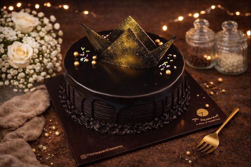 Dark Belgium Chocolate Flavour Premium Cake