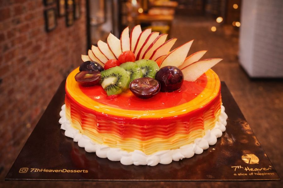 Exquisite Fruit Supreme Cake