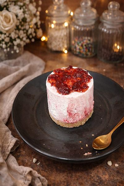No Bake-strawberry Cheesecake [130 Gms]