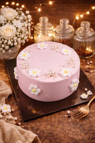 Mango & Blueberry Exotic Cake