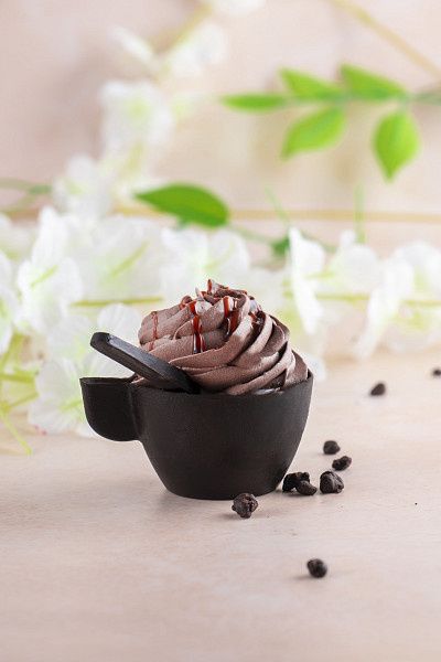 Edible Dark Chocolate Flavour Mousse