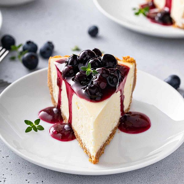Blueberry Baked Cheesecake