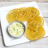 Jalebi With Rabri ( 5Pcs )