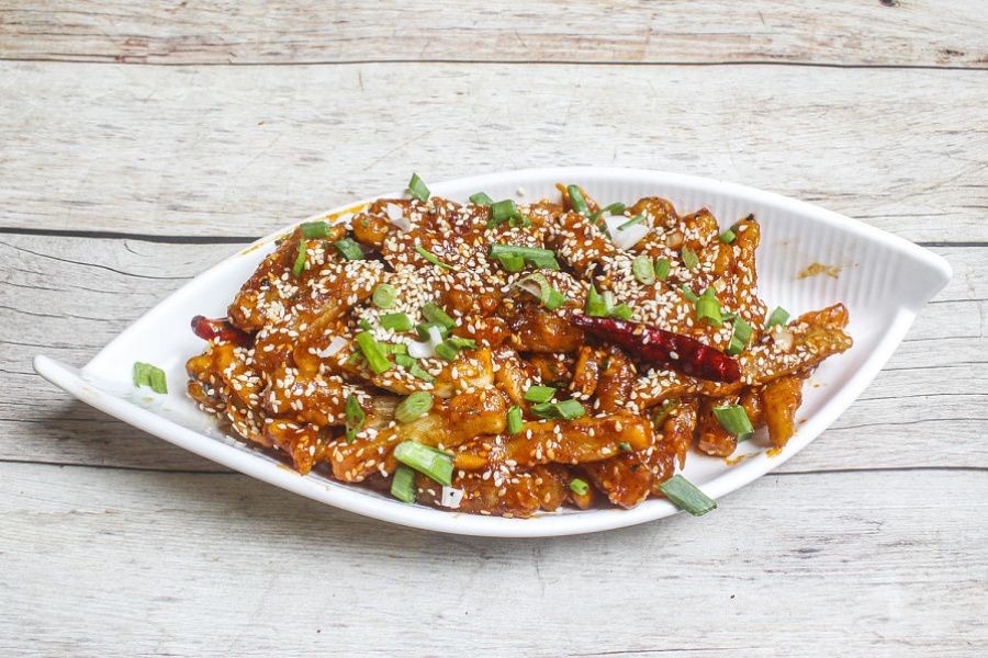 Crispy Honey Chilly Potatoes