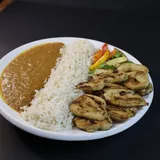 Grilled Soya With Brown Rice Healthy Meal [Veg]