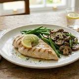Grilled Chicken Breast With Mushroom