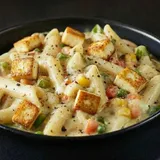 Paneer White Sauce Pasta