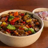 Protein Rich Red Rice Poha [Veg]