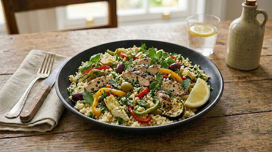 Couscous Salad [Non Veg]