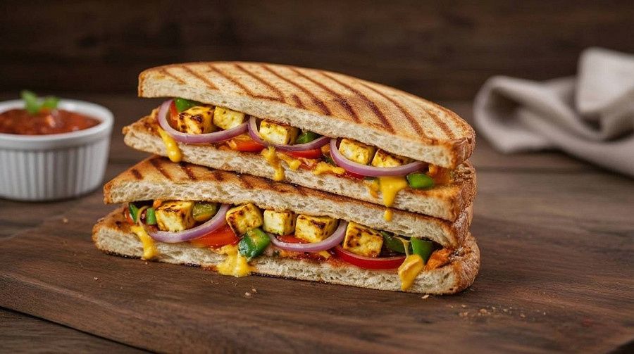 Paneer Tikka Sandwich