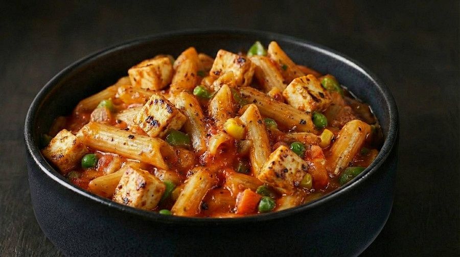 Paneer Red Sauce Pasta