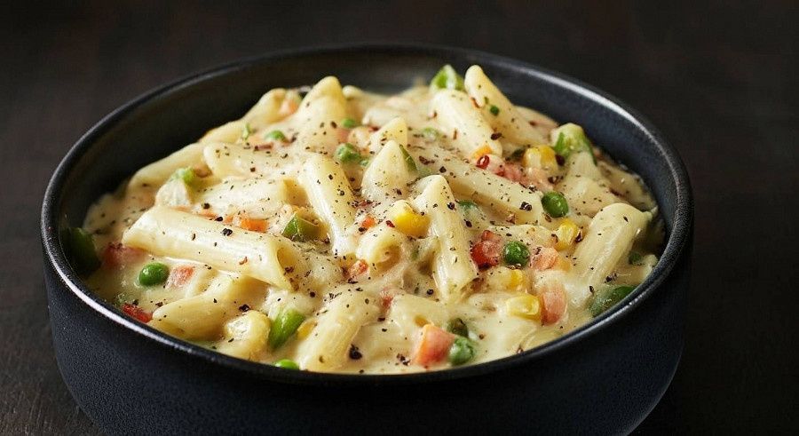 Veg White Pasta
