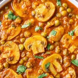 Mushroom Matar Paneer Masala