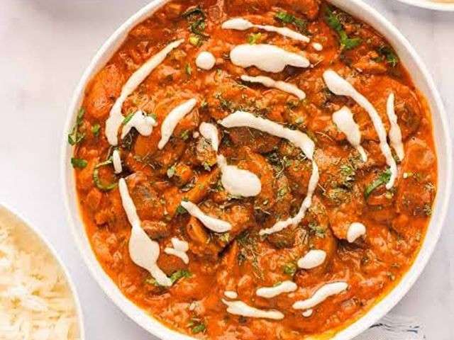 Mushroom Tikka Butter Masala