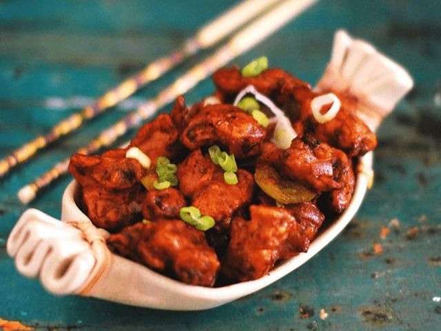 Mushroom Manchurian Dry