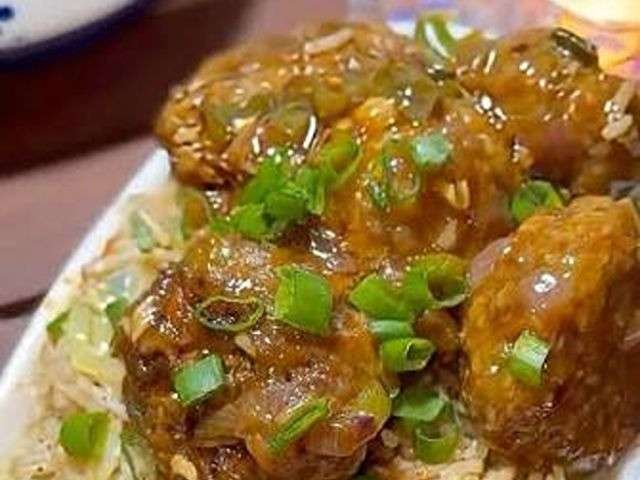 Veg Fried Rice + Manchurian
