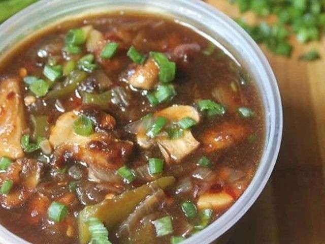 Mushroom Chilli Gravy