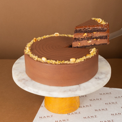Belgian Chocolate Hazelnut Cake