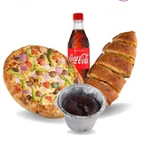 1 Medium Mexican Pizza+ 1 Regular Paneer Lover+ 1 Italian Parcel + 1 Paneer Parcel + 1 Cola