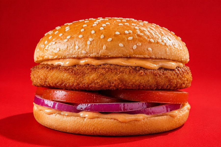 Bun Chicken Burger