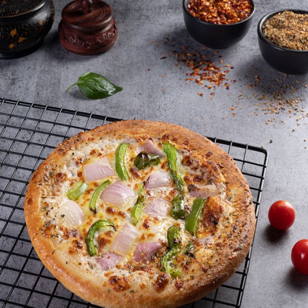 Onion And Capsicum Pizza